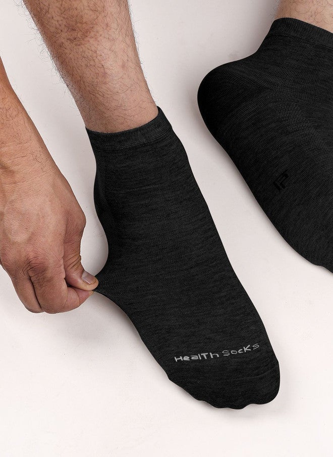 FOOTPRINTS FOOTPRINT Men 3 Pairs Seamless Organic Cotton Ankle-Length Bamboo Socks - Image 2